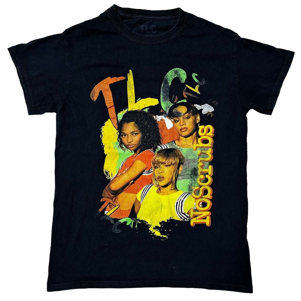 TLC Official No Scrubs Graphic T-Shirt in Black Women’s Sz S